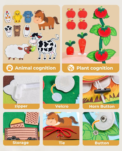 Livres d’éveil Montessori pour bébé