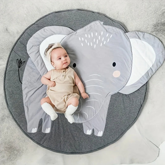 Tapis bébé à motif animal pour ramper