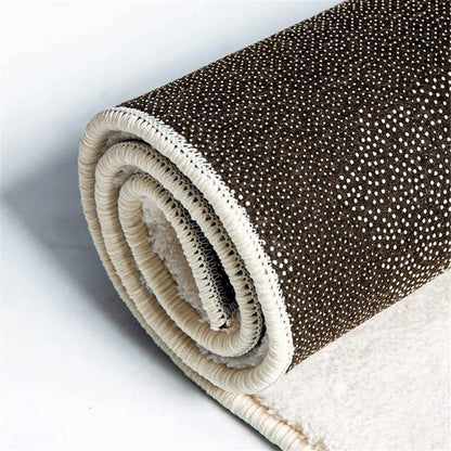 Tapis de sol bébé doux rond en forme de fleur qui sourit