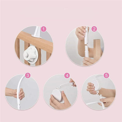 Support de jouets de lit pour bébé
