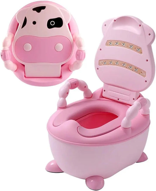 Pot portable motif vache pour bébé