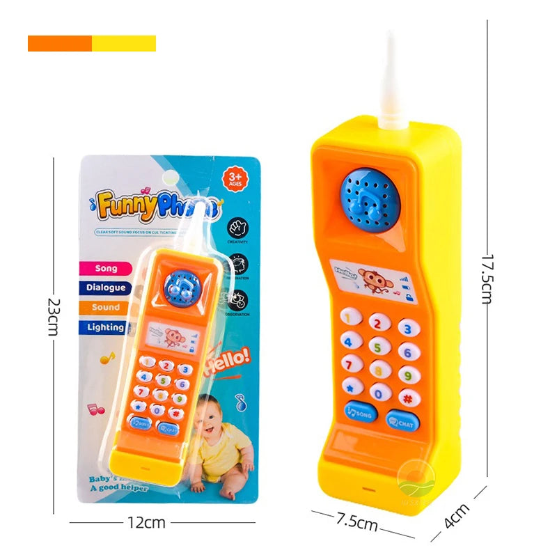 Téléphone jouet musical pour bébés