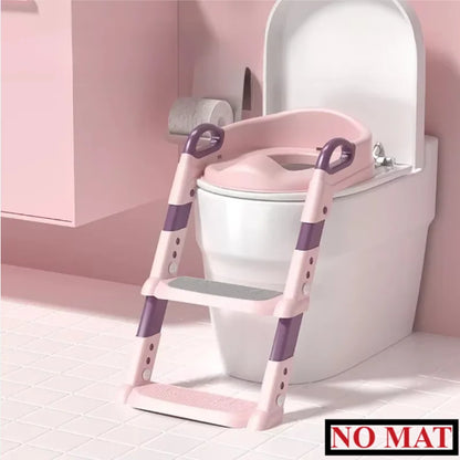 Chaise de toilettes avec escalier pour enfants