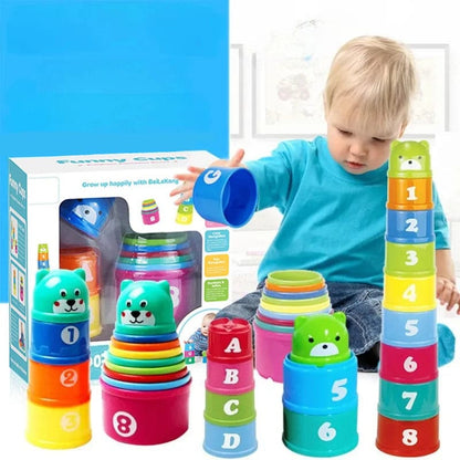 Collection de tasses empilables pour bébés