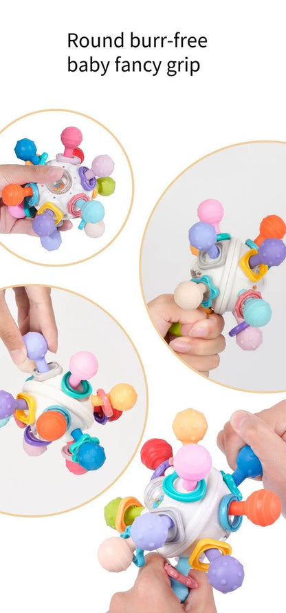 Hochet en caoutchouc souple pour bébé