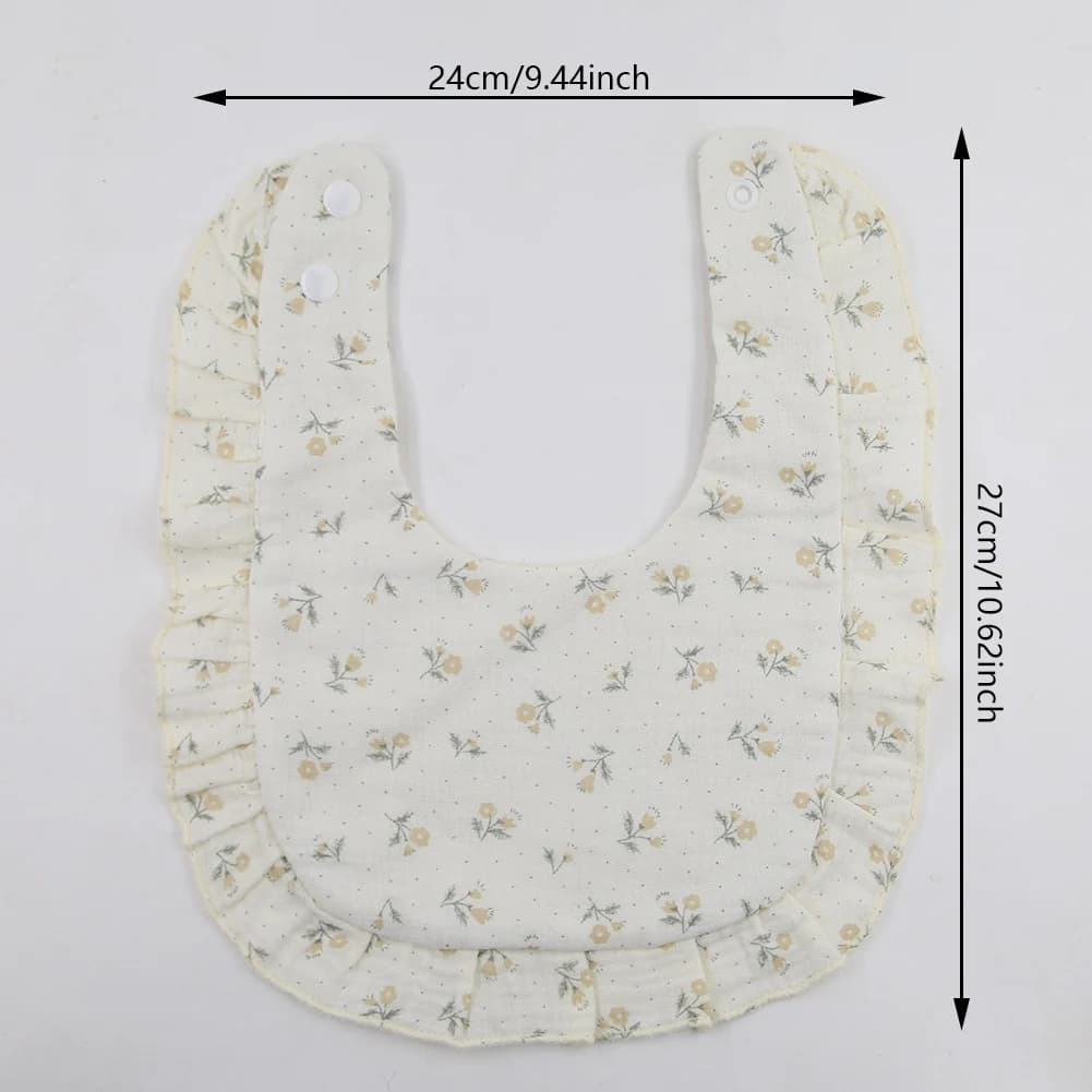 Bavoir en mousseline de gaze pour bébé