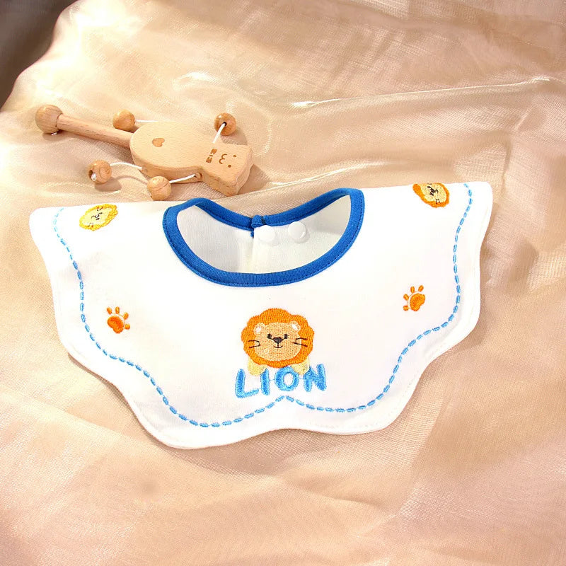 Bavoir à motifs d’animaux pour bébé