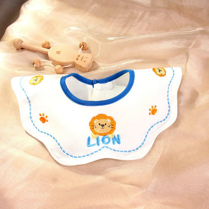 Bavoir à motifs d’animaux pour bébé