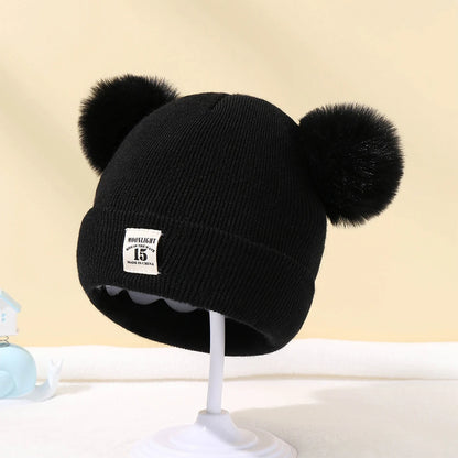 Bonnet bébé avec oreilles d'ours