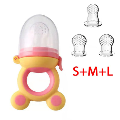 Tétine de dentition en silicone avec surfaces texturées