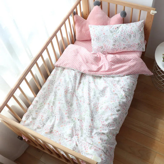 Parure de lit en coton doux pour bébé