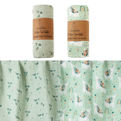 Couverture en tissu de mousseline pour bébé