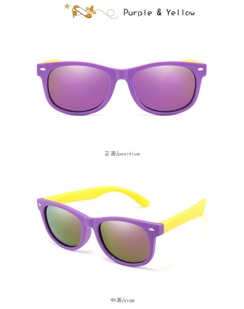 Lunettes de soleil carrées pour enfants