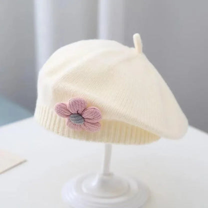 Bonnet tricoté pour filles