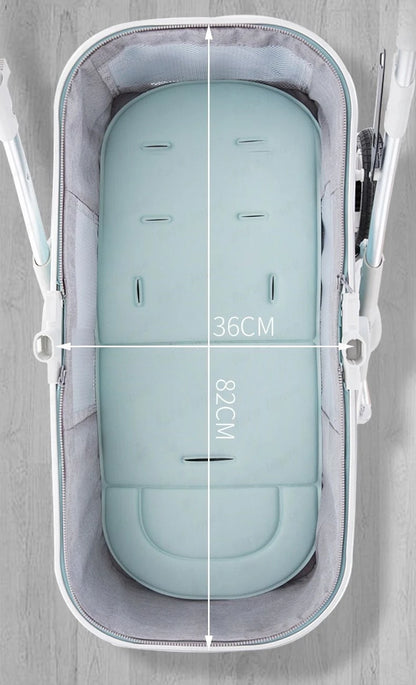 Poussette de luxe réversible pour bébé