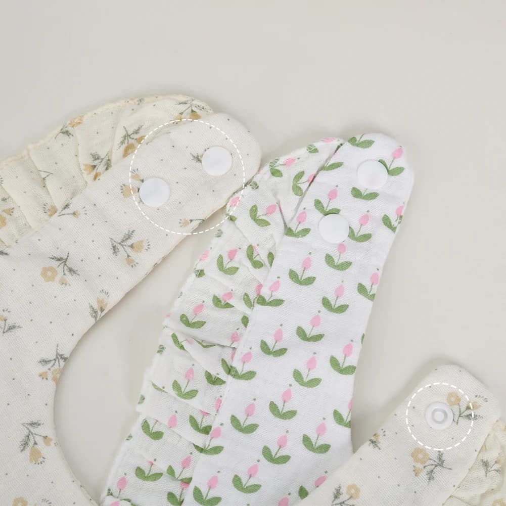 Bavoir en mousseline de gaze pour bébé