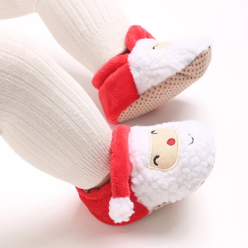 Chaussures de marche chaudes de noël pour bébés