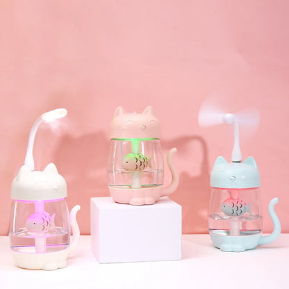 Humidificateur d’air en forme de chat