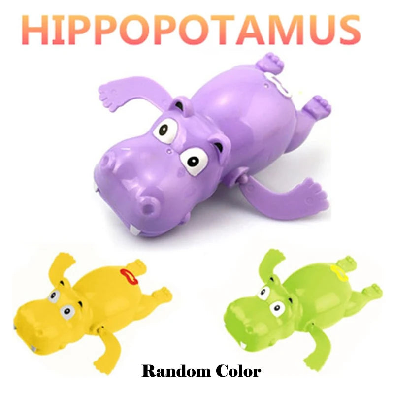 Lot de 3 pièces de jouets de bains hippopotames pour bébé