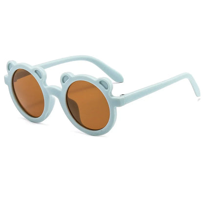 Lunette de soleil bébé ronde en forme d’ours