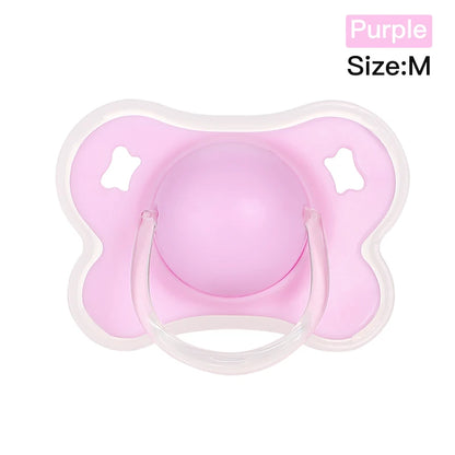 Sucette en silicone de couleur vive pour bébé