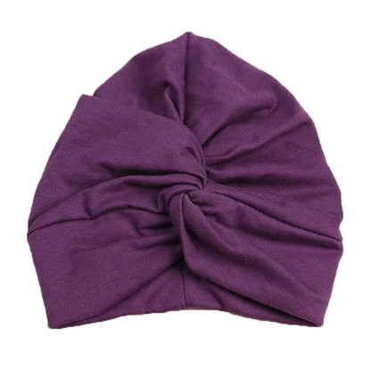 Turban en coton torsadé et noué pour bébé
