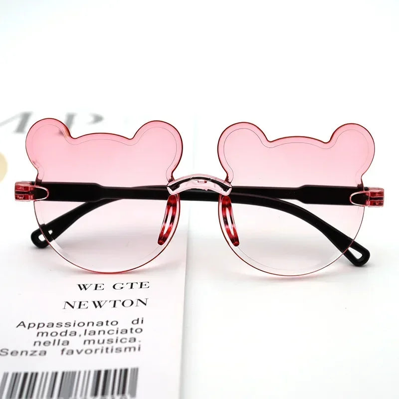 Lunettes de soleil en forme de tête d’ours pour bébé