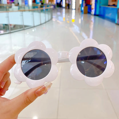 Lunettes de soleil pour bébé en forme de fleur