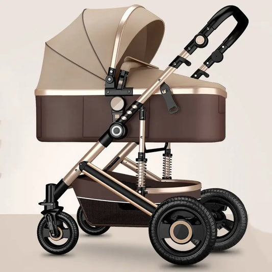 Poussette de luxe réversible pour bébé