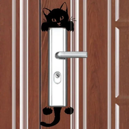 Autocollants de décoration mignons en forme de chat