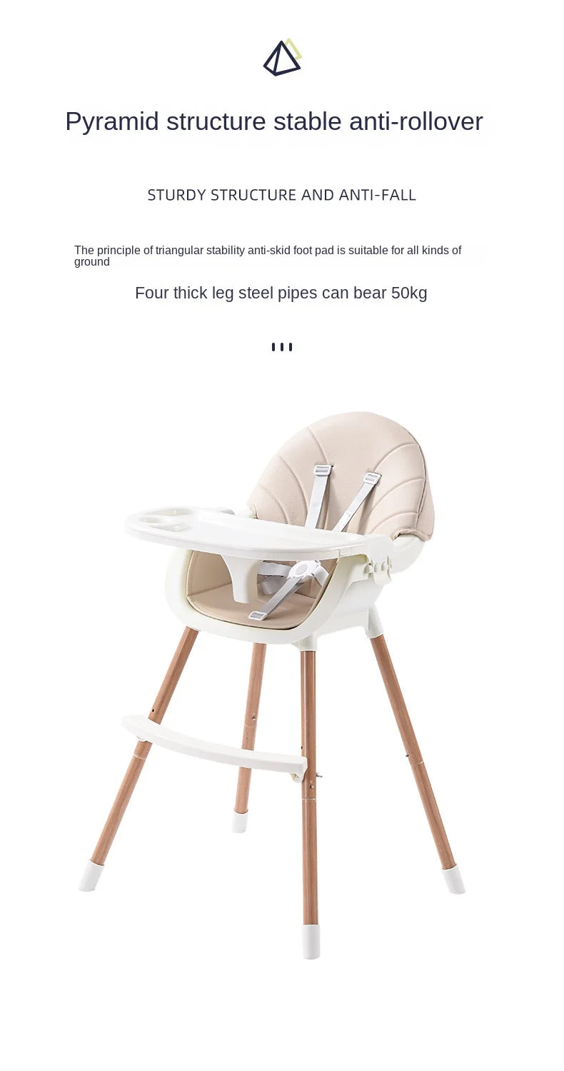 Chaise haute multifonctionnelle pour bébé