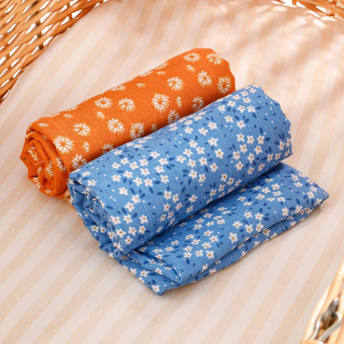 Couverture en tissu de mousseline pour bébé