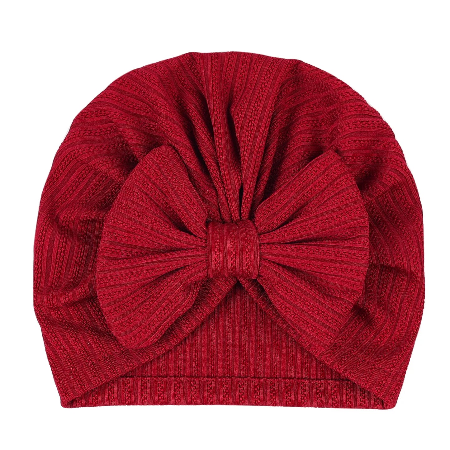 Turban en coton doux avec nœud papillon pour fille