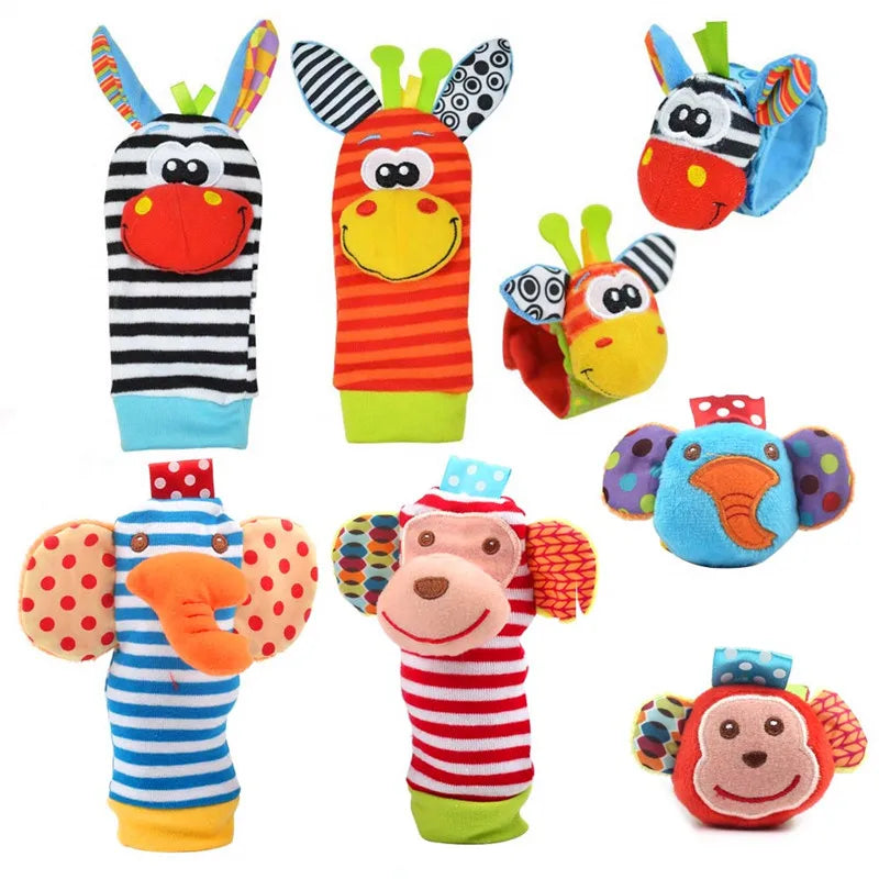 Hochet en caoutchouc souple pour bébé