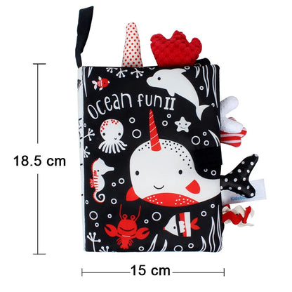 Livre en tissu doux et lavable pour bébé