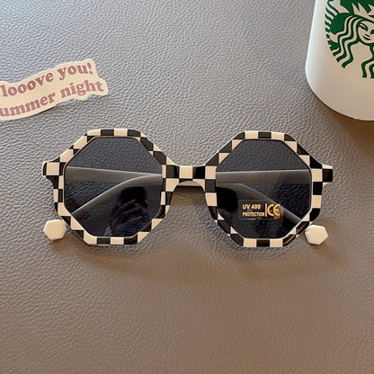 Lunettes de soleil en forme de mignon polygone pour enfants
