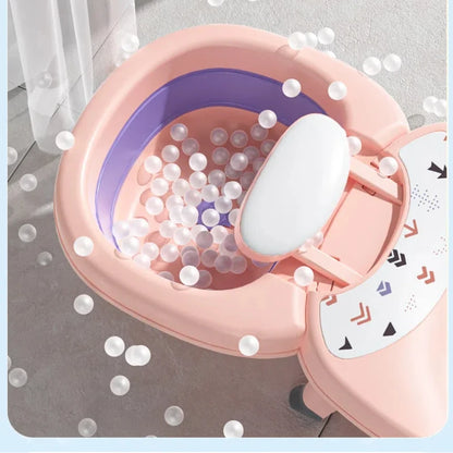 Chaise bébé pliante pour lavage de cheveux