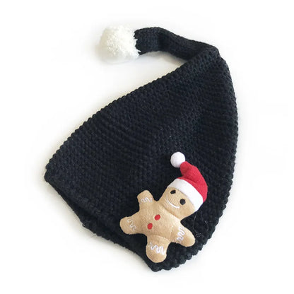 Bonnet de noël en tricot pour bébé fille et garçon