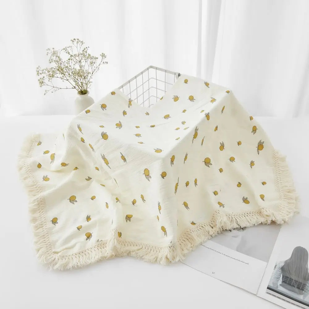 Couverture d’emmaillotage en mousseline de coton pour bébé