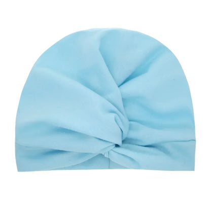 Turban en coton torsadé et noué pour bébé