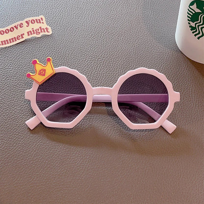 Lunettes de soleil en forme de mignon polygone pour enfants