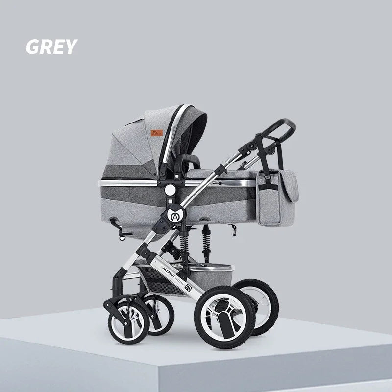 Poussette 3-en-1 moderne pour bébé