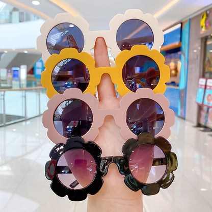 Lunettes de soleil pour bébé en forme de fleur