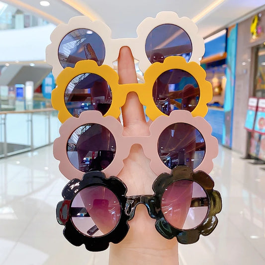 Lunettes de soleil pour bébé en forme de fleur