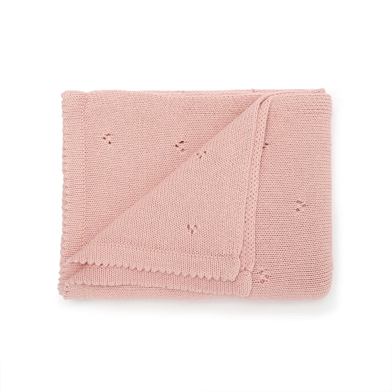 Couverture tricotée et décontractée pour bébé