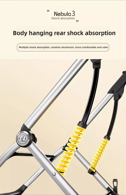 Poussette de luxe portable pour bébé