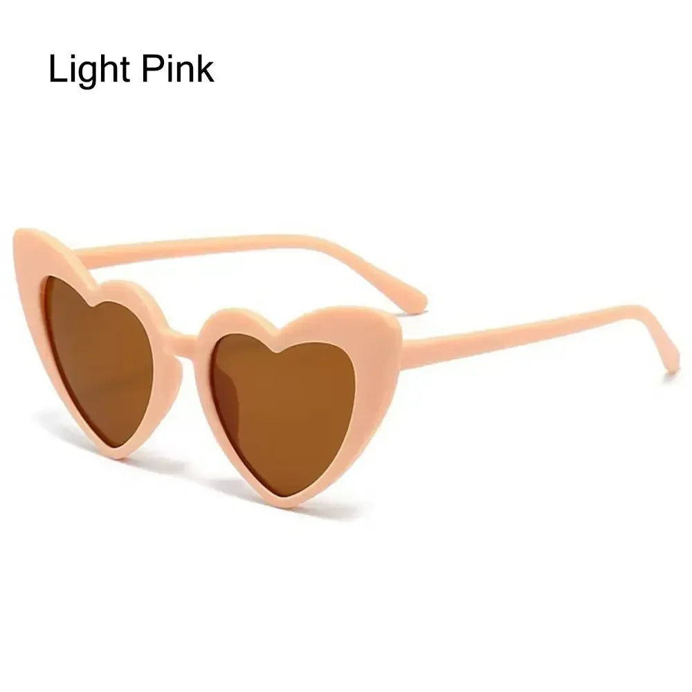 Lunettes de soleil polarisées en forme de cœur pour enfants