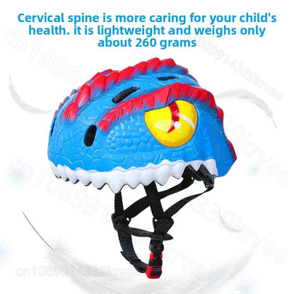 Casque vélo en forme de dinosaure pour enfants