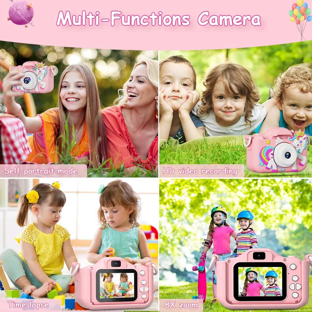 Mini appareil photo Licorne pour bébé