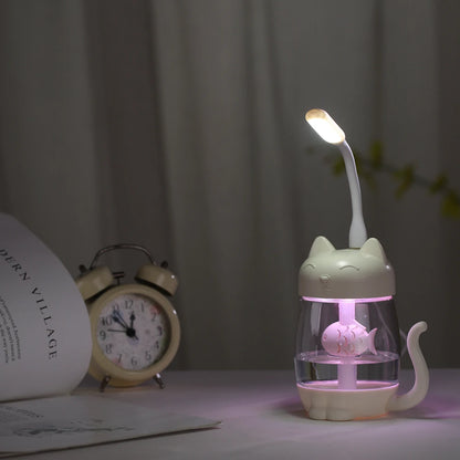 Humidificateur d’air en forme de chat